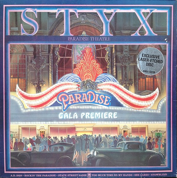 Styx - Paradise Theatre - Used Vinyl Record image 1
