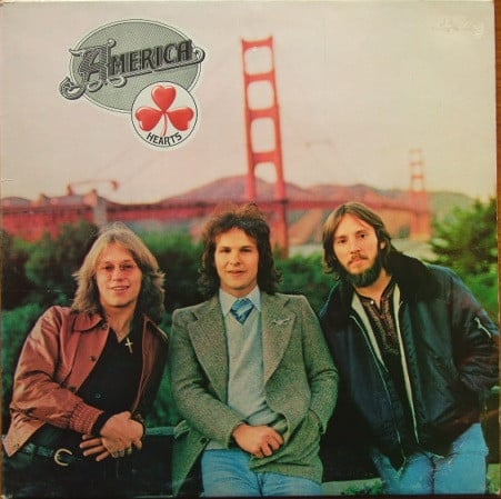 America - Hearts - Used Vinyl Record image 1
