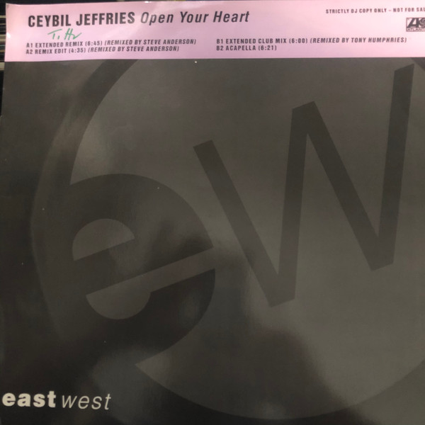 Ceybil Jefferies - Open Your Heart - Used Vinyl Record 12" image 1