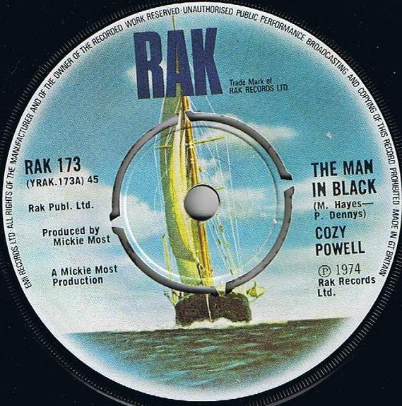 Cozy Powell - Man In Black - Used Vinyl Record 7" image 1