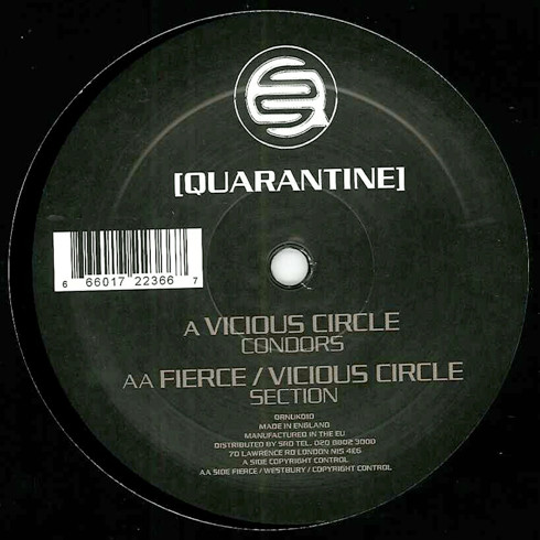 Vicious Circle - Condors / Section - Vinyl Record 12" image 1