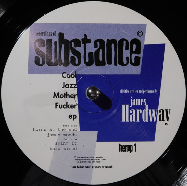 James Hardway - Cool Jazz Motherfucker EP - Used Vinyl Record 12" image 1