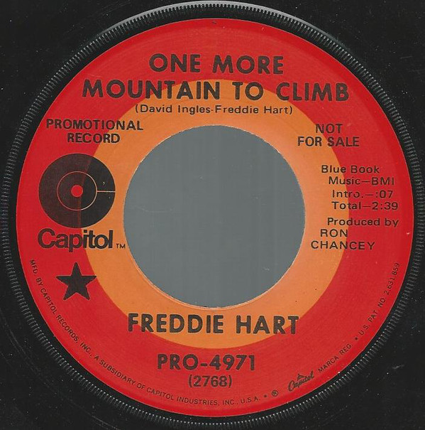 Freddie Hart - One More Mountain To Climb - Used Vinyl Record image 1