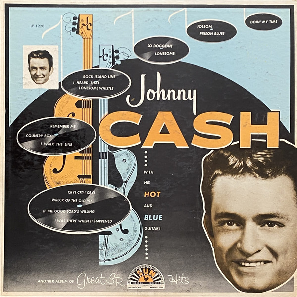 Johnny Cash - With His Hot And Blue Guitar! - Used Vinyl Record image 1