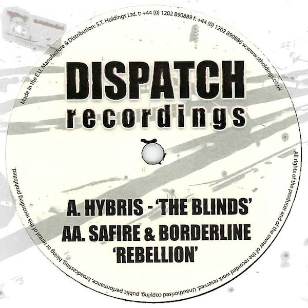 Hybris - Blinds / Rebellion - Vinyl Record 10" image 1
