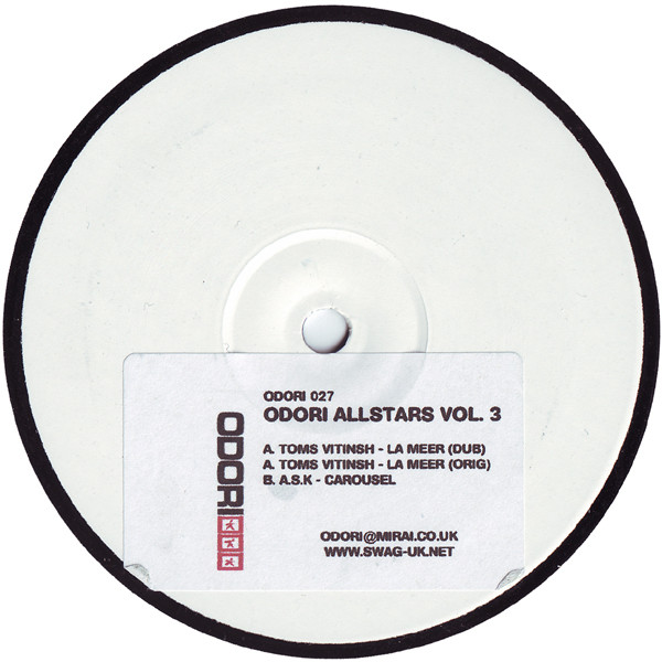 Toms Vītiņš - Odori Allstars Vol. 3 - Vinyl Record 12" image 1
