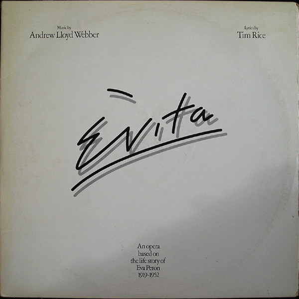 Andrew Lloyd Webber - Evita - Used Vinyl Record image 1
