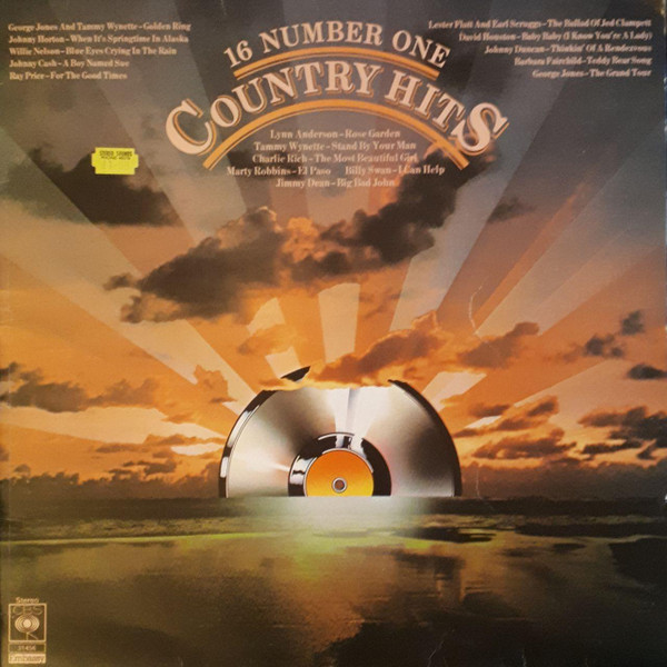 Various - 16 Number One Country Hits - Used Vinyl Record image 1
