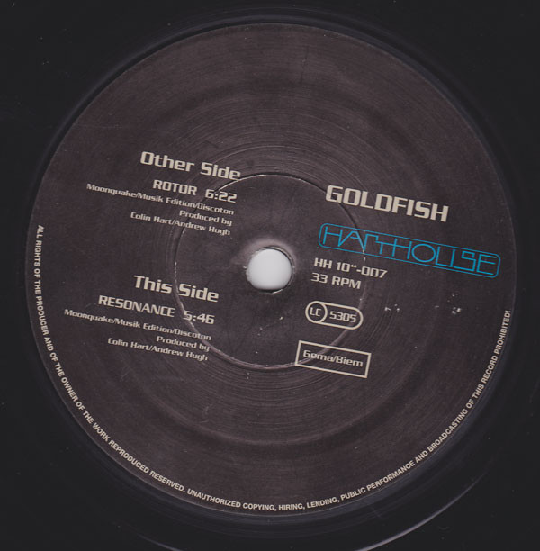 Goldfish - Rotor - Used Vinyl Record 10" image 1