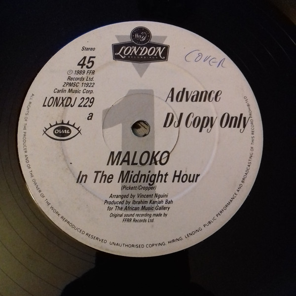 Maloko - In The Midnight Hour - Used Vinyl Record 12" image 1