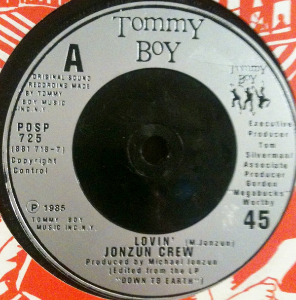Jonzun Crew - Lovin' - Used Vinyl Record 7" image 1