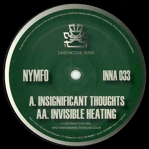 Nymfo - Insignificant Thoughts /  Invisible Heating - Vinyl Record 12 image 1