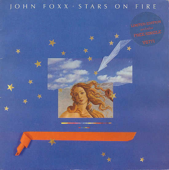 John Foxx - Stars On Fire - Used Vinyl Record 7" image 1