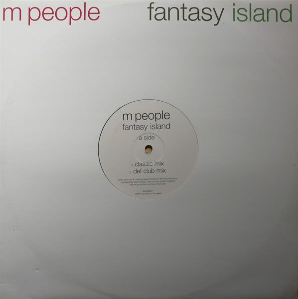 M People - Fantasy Island - Used Vinyl Record 12" image 1