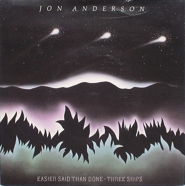 Jon Anderson - Easier Said Than Done / Three Ships - Used Vinyl Recor image 1