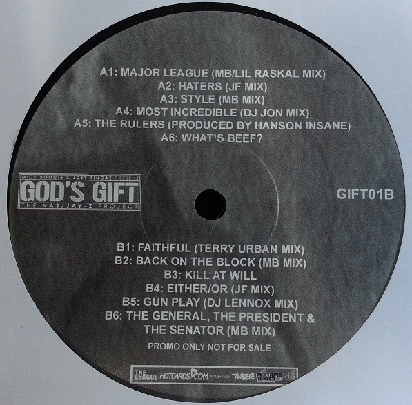 Mick Boogie - God's Gift: The Nas/Jay-Z Project - Vinyl Recor image 1
