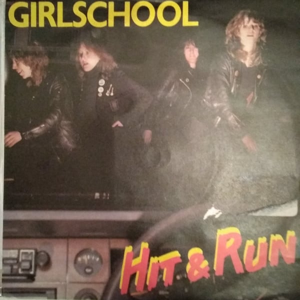 Girlschool - Hit & Run - Used Vinyl Record 7" image 1