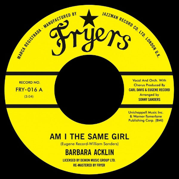 Barbara Acklin - Am I The Same Girl / Love Makes A Woman - Vinyl Reco image 1