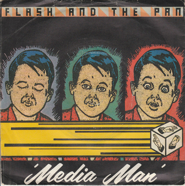 Flash & The Pan - Media Man - Used Vinyl Record 7" image 1