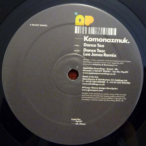 Komonazmuk - Dance Too - Vinyl Record 12" image 1