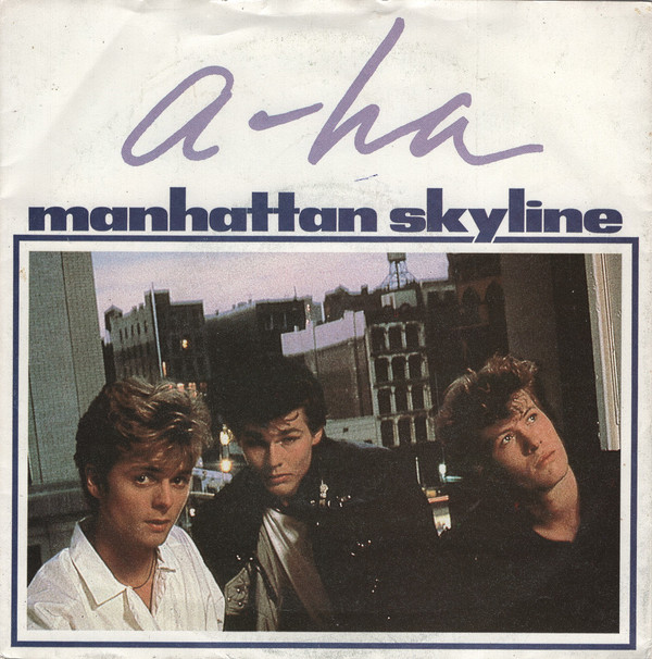 a-ha - Manhattan Skyline - Used Vinyl Record 7" image 1
