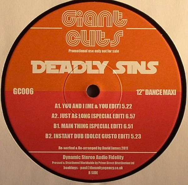 Deadly Sins - Giant Cuts Vol. 6 - Vinyl Record 12" image 1