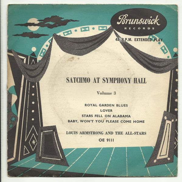 Louis Armstrong And - Satchmo At Symphony Hall Volume 3 - Used Vinyl image 1