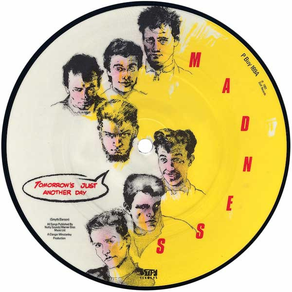 Madness - Tomorrow's Just Another Day /  Is All In The Mind - Used Viny image 1
