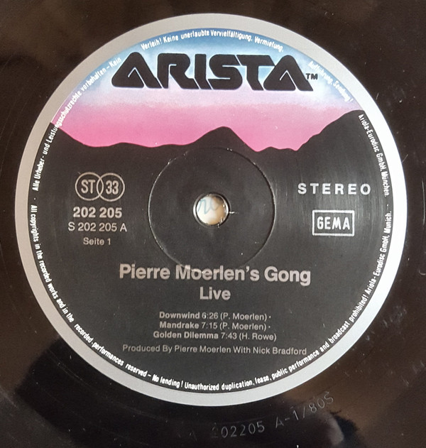 Pierre Moerlen's Gon - Live - Used Vinyl Record image 1