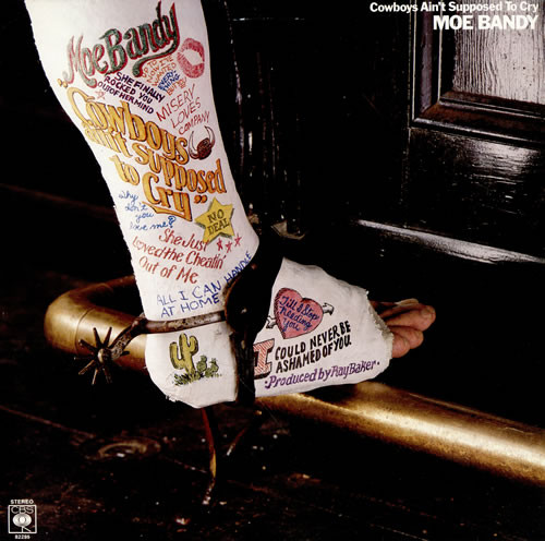 Moe Bandy - Cowboys Ain't Supposed To Cry - Used Vinyl Record image 1