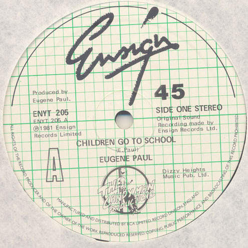 Eugene Paul - Children Go To School - Used Vinyl Record 12" image 1