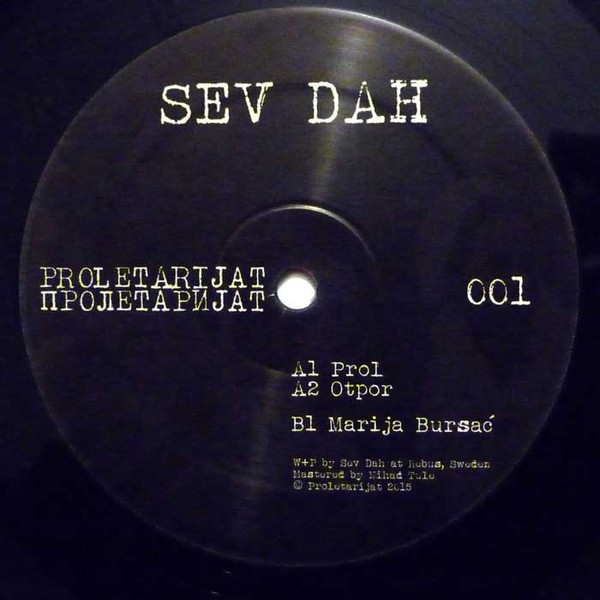 Sev Dah - Proletarijat 001 - Vinyl Record 12" image 1