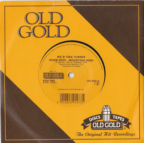 Ike & Tina Turner - River Deep - Mountain High - Used Vinyl Record 7" image 1