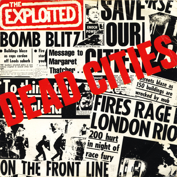 Exploited - Dead Cities - Used Vinyl Record 7" image 1