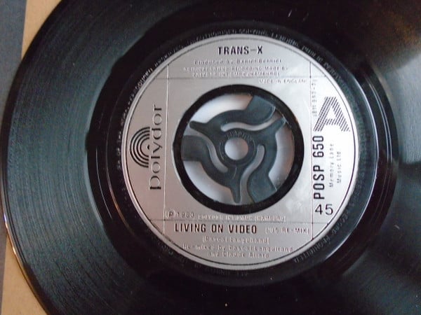 Trans-X - Living On Video - Used Vinyl Record 7" image 1