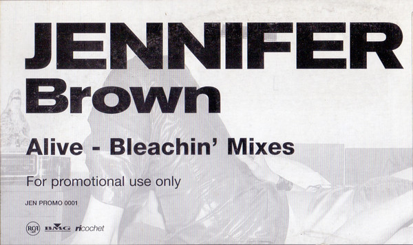 Jennifer Brown - Alive - Bleachin' Mixes - Used Vinyl Record image 1