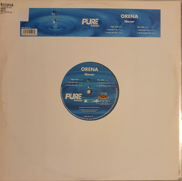 Orena - Never - Used Vinyl Record 12" image 1