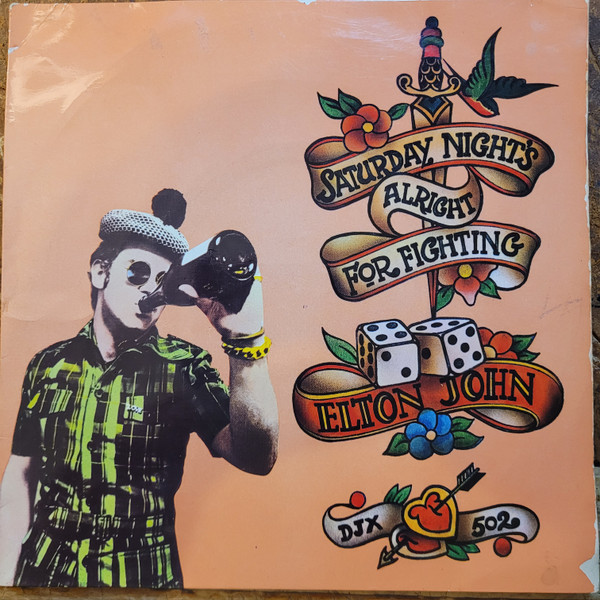 Elton John - Saturday Night's Alright For Fighting - Used Vinyl Recor image 1