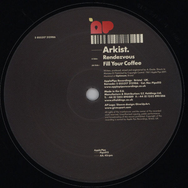 Arkist - Rendezvous / Fill Your Coffee - Vinyl Record 12" image 1