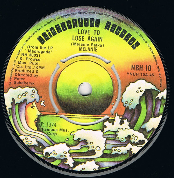 Melanie - Love To Lose Again - Used Vinyl Record 7" image 1