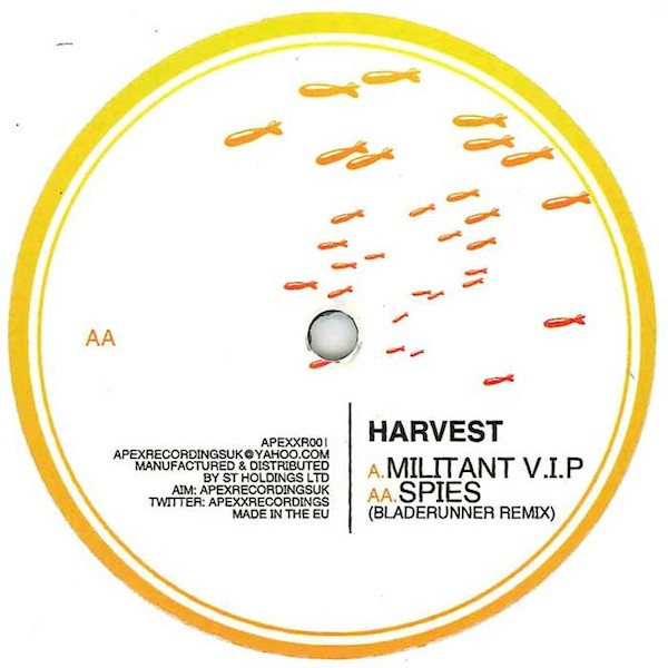 Harvest - Militant VIP / Spies (Bladerunner Remix) - Vinyl Record 12" image 1