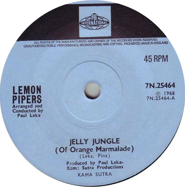Lemon Pipers - Jelly Jungle (Of Orange Marmalade) - Used Vinyl Record image 1