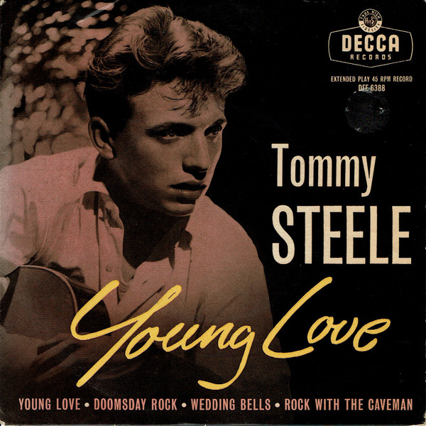 Tommy Steele And The - Young Love - Used Vinyl Record 7" image 1