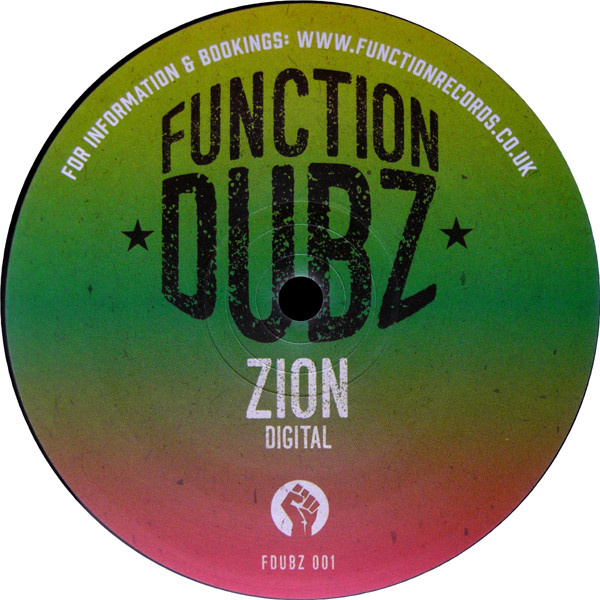 Digital - Zion / Bad Bwoy Talk - Vinyl Record 10" image 1