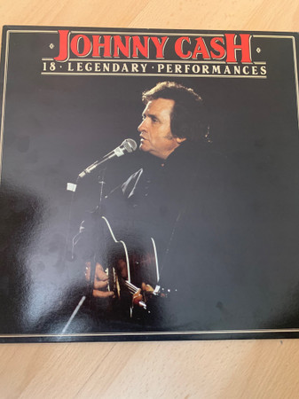 Johnny Cash - 18 Legendary Performances - Used Vinyl Record image 1