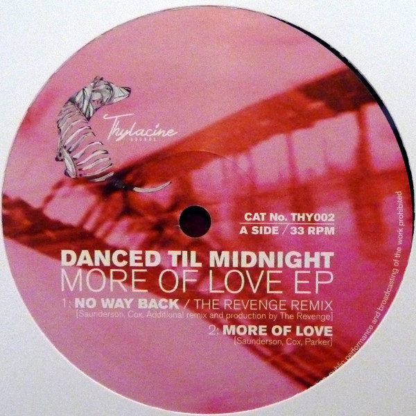 Danced Til Midnight - More Of Love EP - Vinyl Record 12" image 1