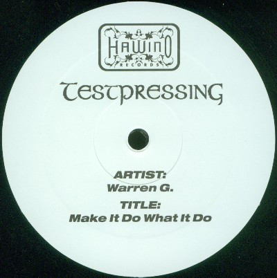 Warren G - Make It Do What It Do / Gorilla Pimpin - Vinyl Record 12" image 1