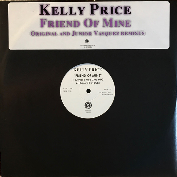 Kelly Price - Friend Of Mine - Used Vinyl Record 12" image 1