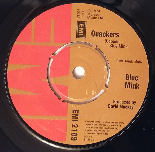 Blue Mink - Quackers - Used Vinyl Record 7" image 1