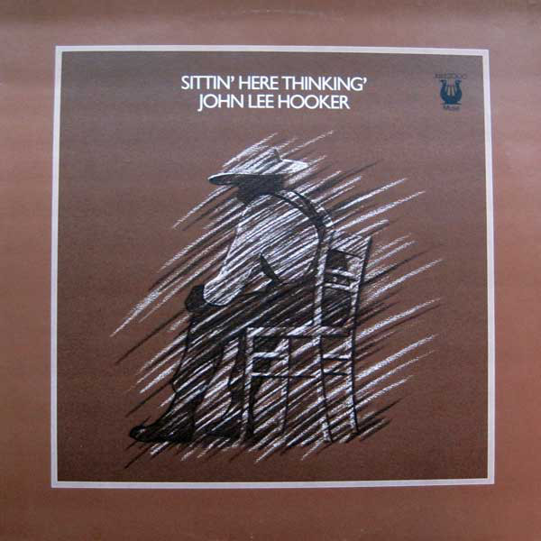 John Lee Hooker - Sittin' Here Thinkin' - Used Vinyl Record image 1